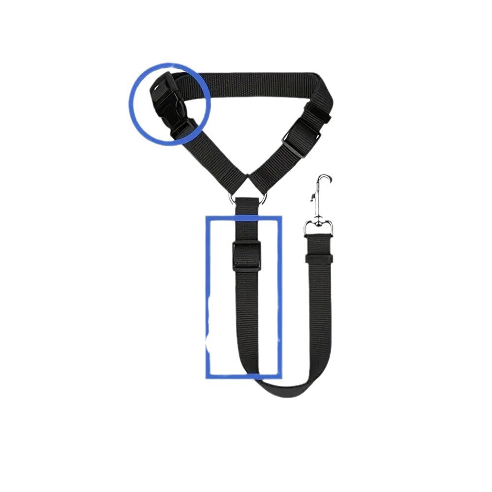 2-in-1 Pet Car Seat Belt & Leash