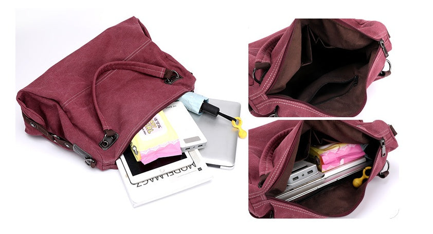 SONIDO Vintage Canvas Tote Bag