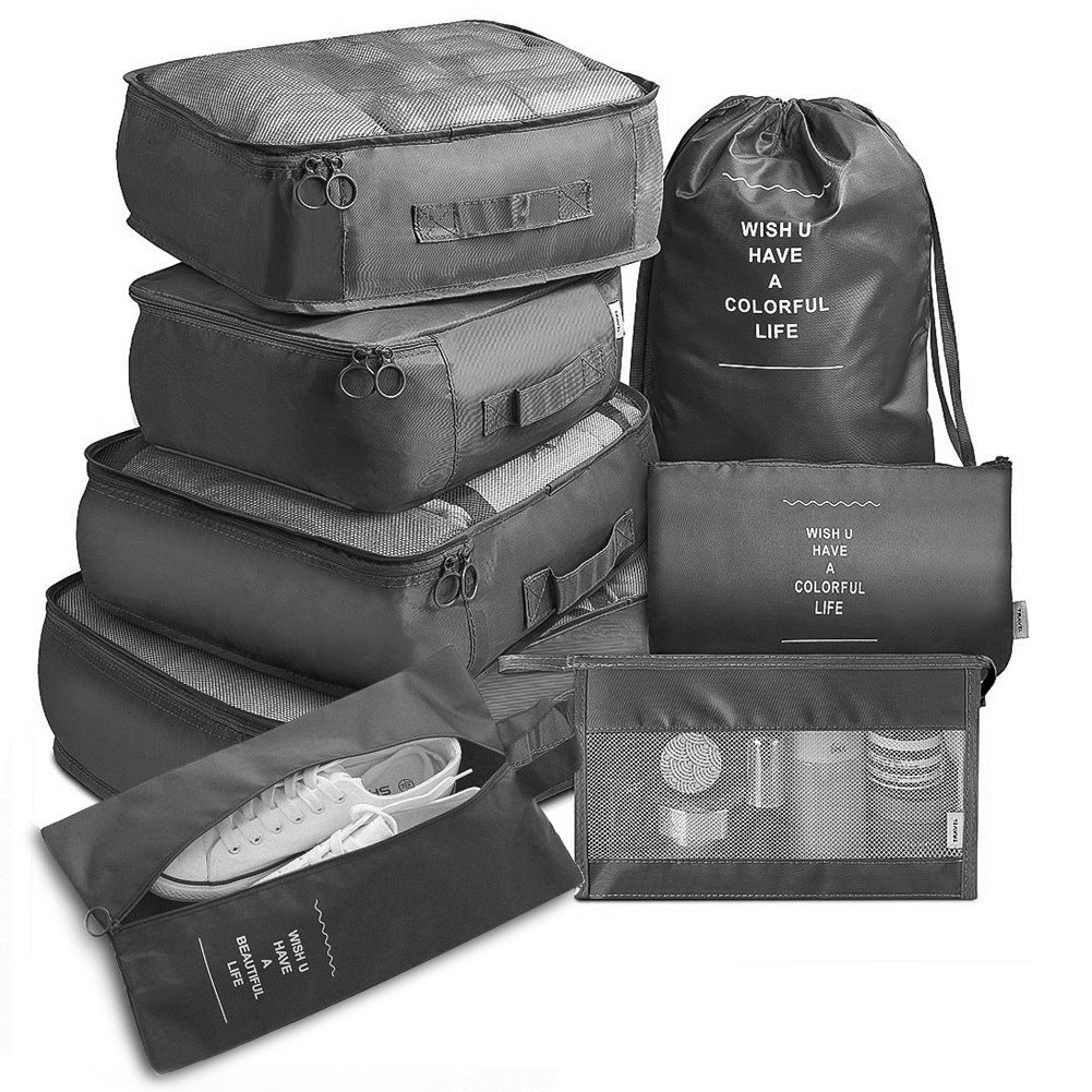 8-Piece Travel Packing Cube Organizer Set
