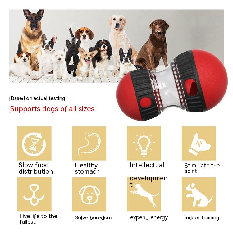 Interactive Slow-Feed Treat Dispensing Dog Toy