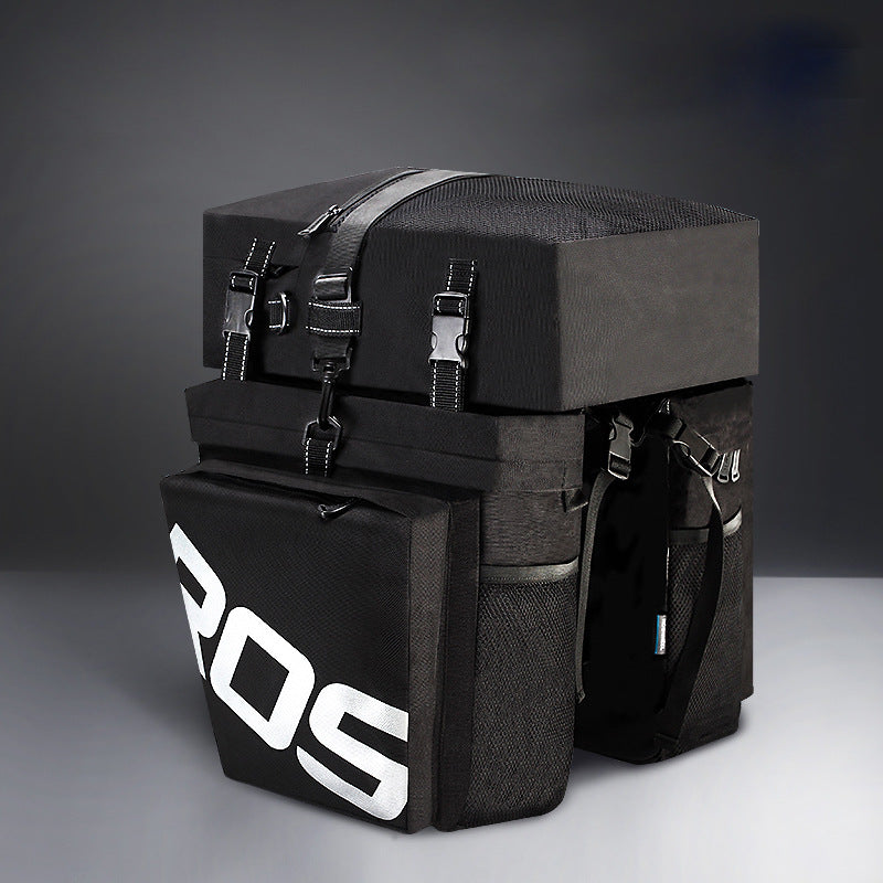 35L Rear Bicycle Rack Storage Bag with Rain Cover