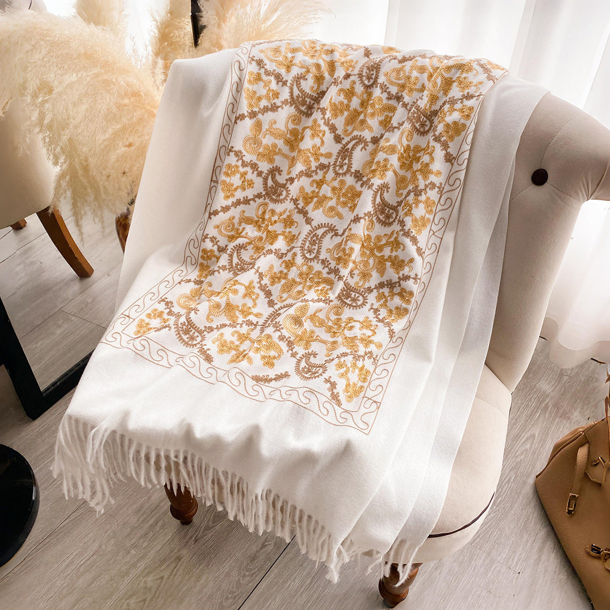 Jacquard Ethnic Scarf