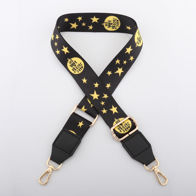 Adjustable Patterned Messenger Bag Strap