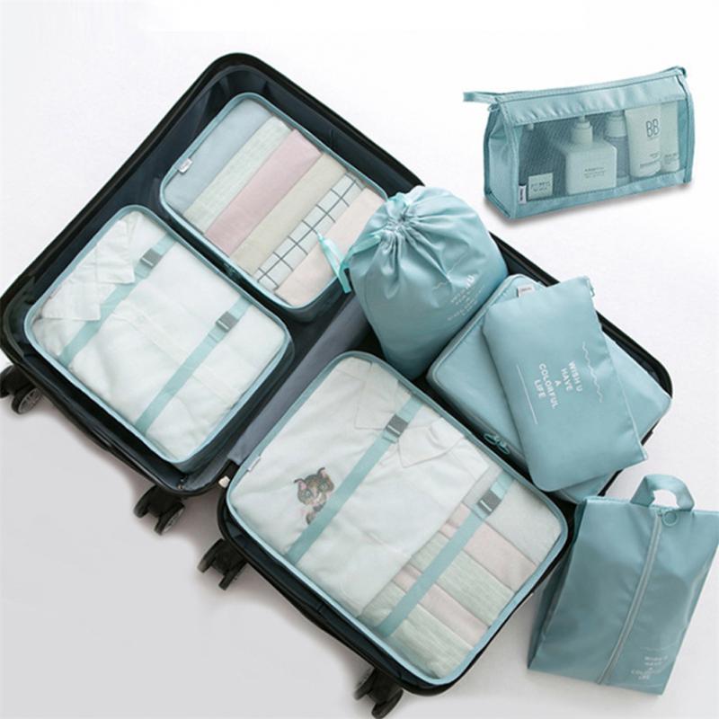 8-Piece Travel Packing Cube Organizer Set