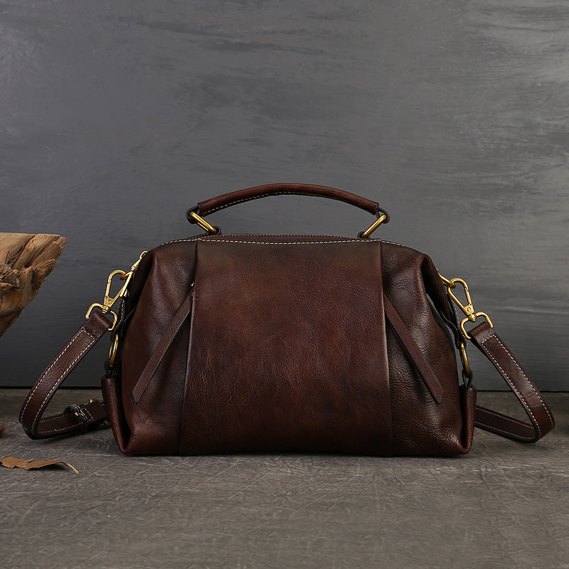 Leather Pillow Shoulder Bag