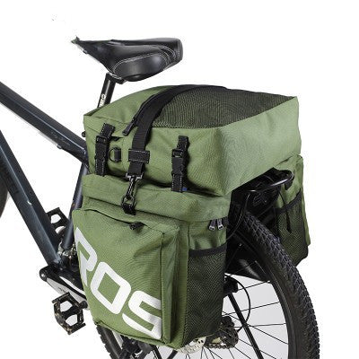 35L Rear Bicycle Rack Storage Bag with Rain Cover