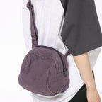 Patchwork Canvas Crossbody Bag