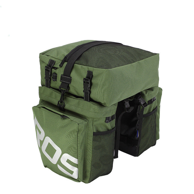 35L Rear Bicycle Rack Storage Bag with Rain Cover