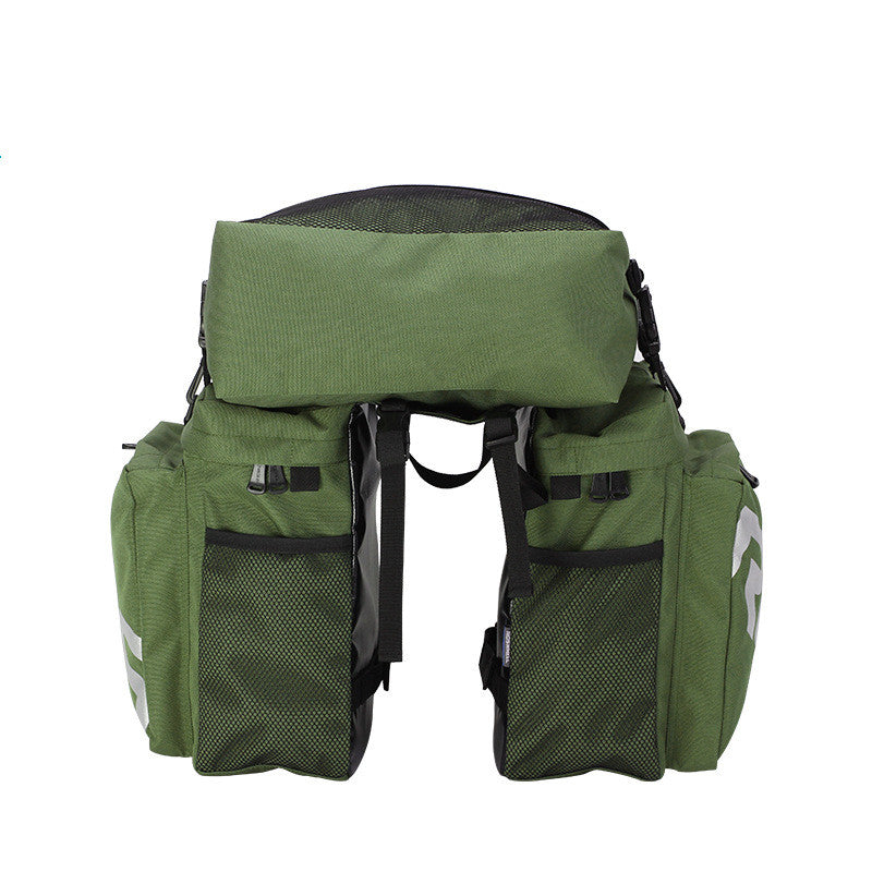 35L Rear Bicycle Rack Storage Bag with Rain Cover