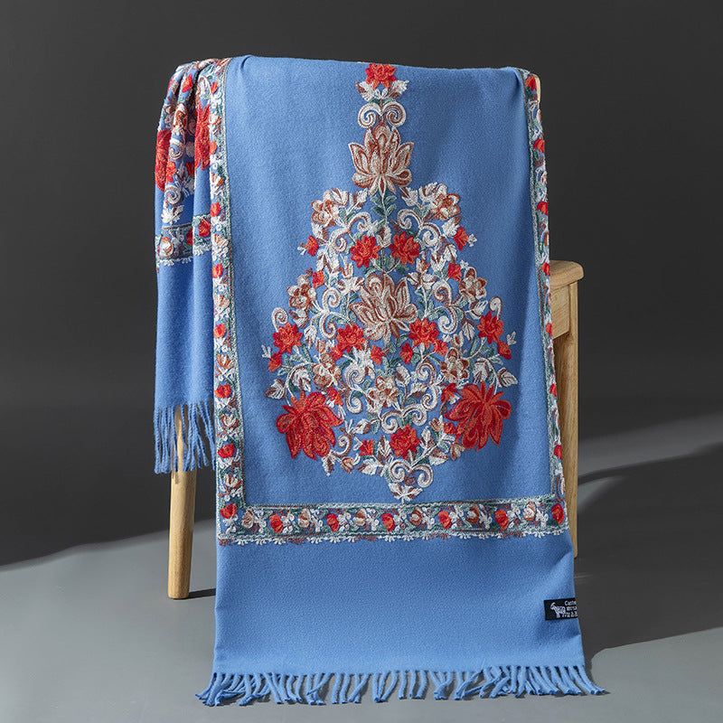 Faux Cashmere Long Scarf