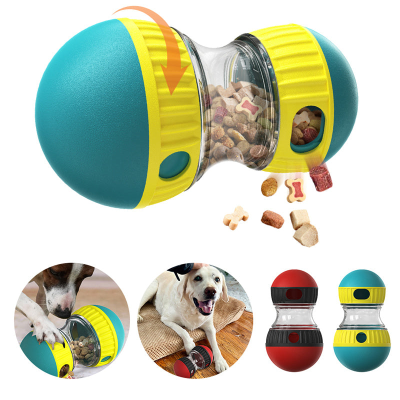 Interactive Slow-Feed Treat Dispensing Dog Toy