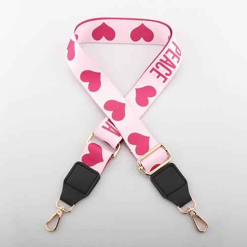 Adjustable Patterned Messenger Bag Strap