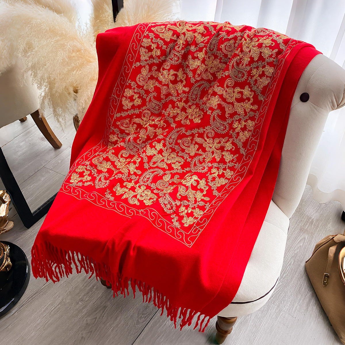 Jacquard Ethnic Scarf