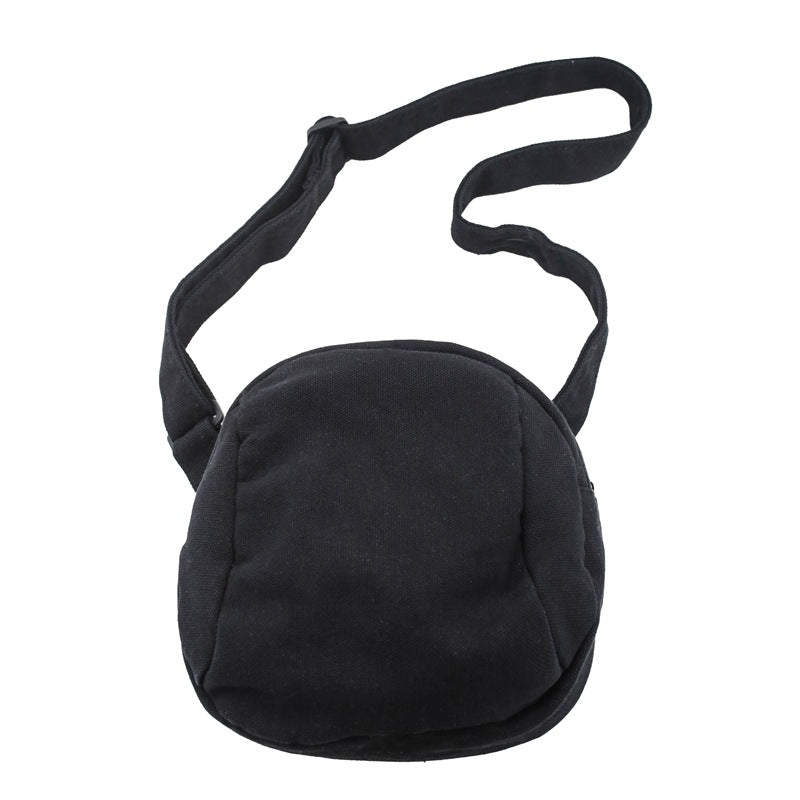 Patchwork Canvas Crossbody Bag