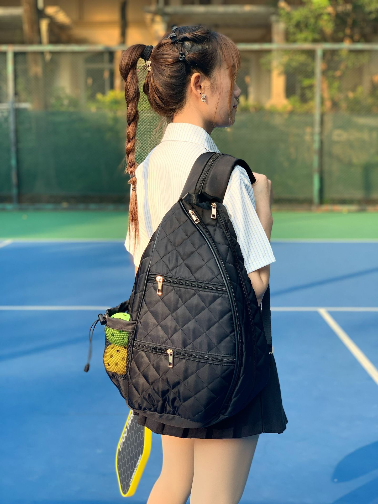 Waterproof Sports Racket Messenger Bag