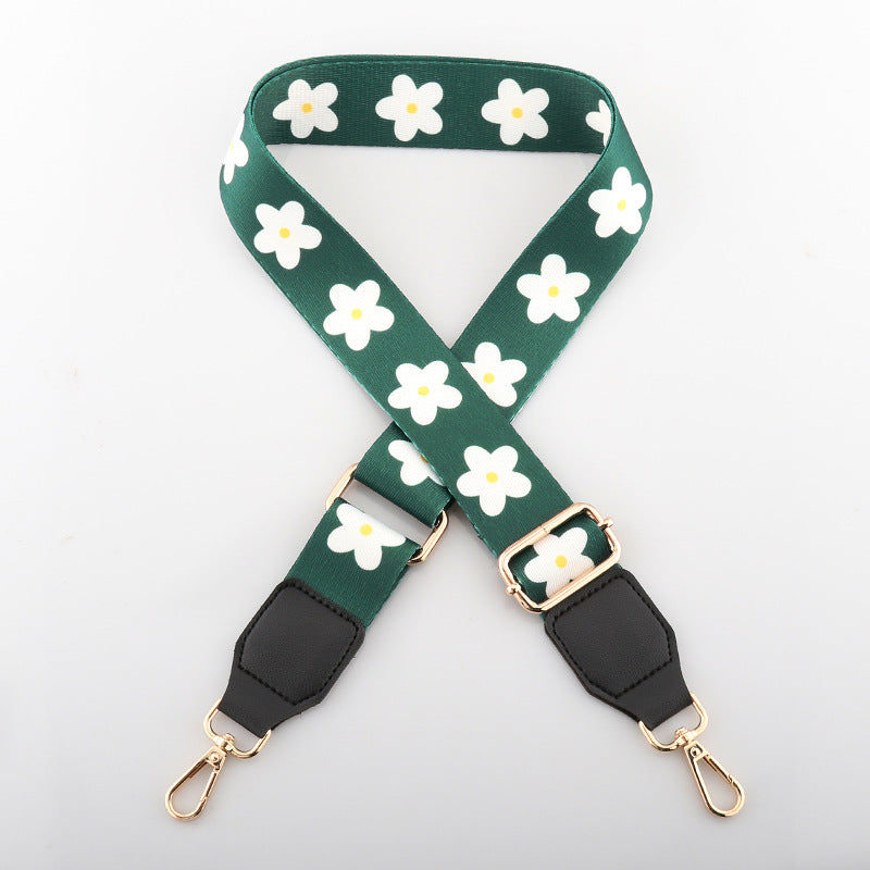 Adjustable Patterned Messenger Bag Strap